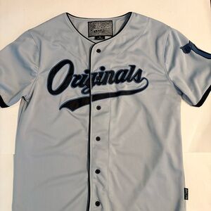 Gray and Black Men's Jersey Size Small
